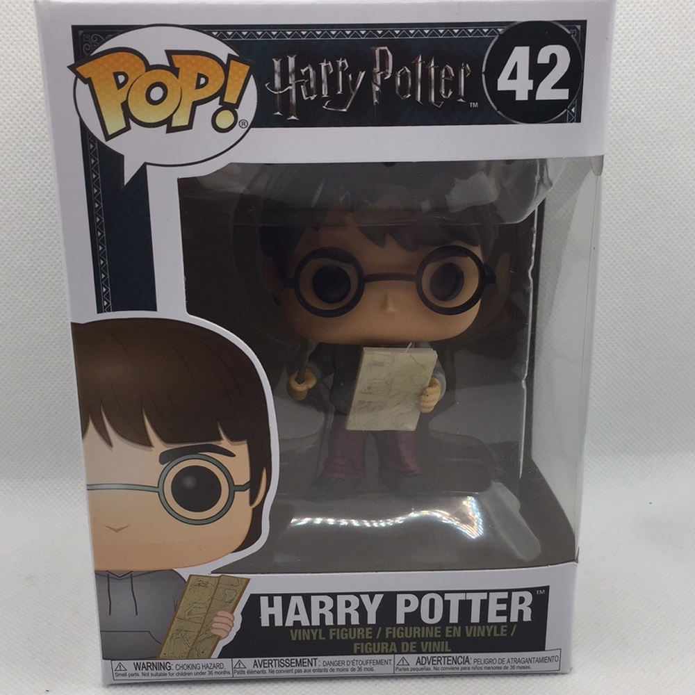 Funko Pop Harry Potter with Marauders Map Vinyl Figure Bobble Head 42
